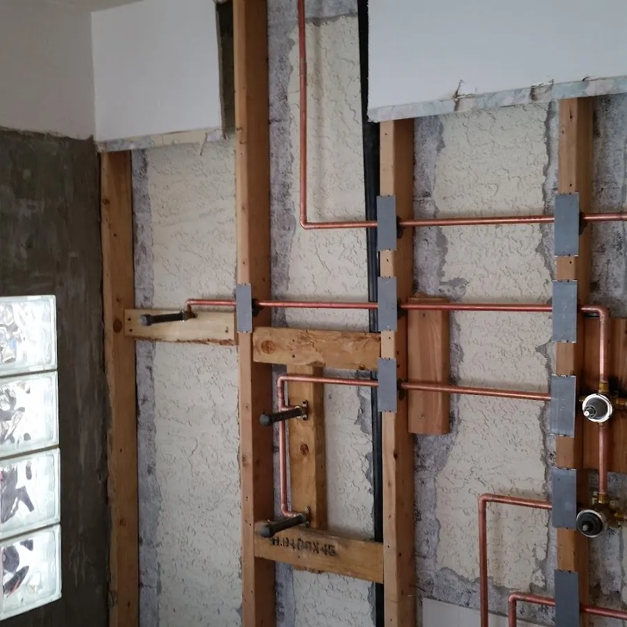 Copper pipe installation for Repiping in Hartland