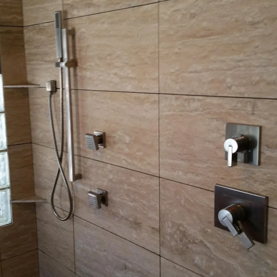 Shower fixture installation for Water Heater Replacement in Hartland